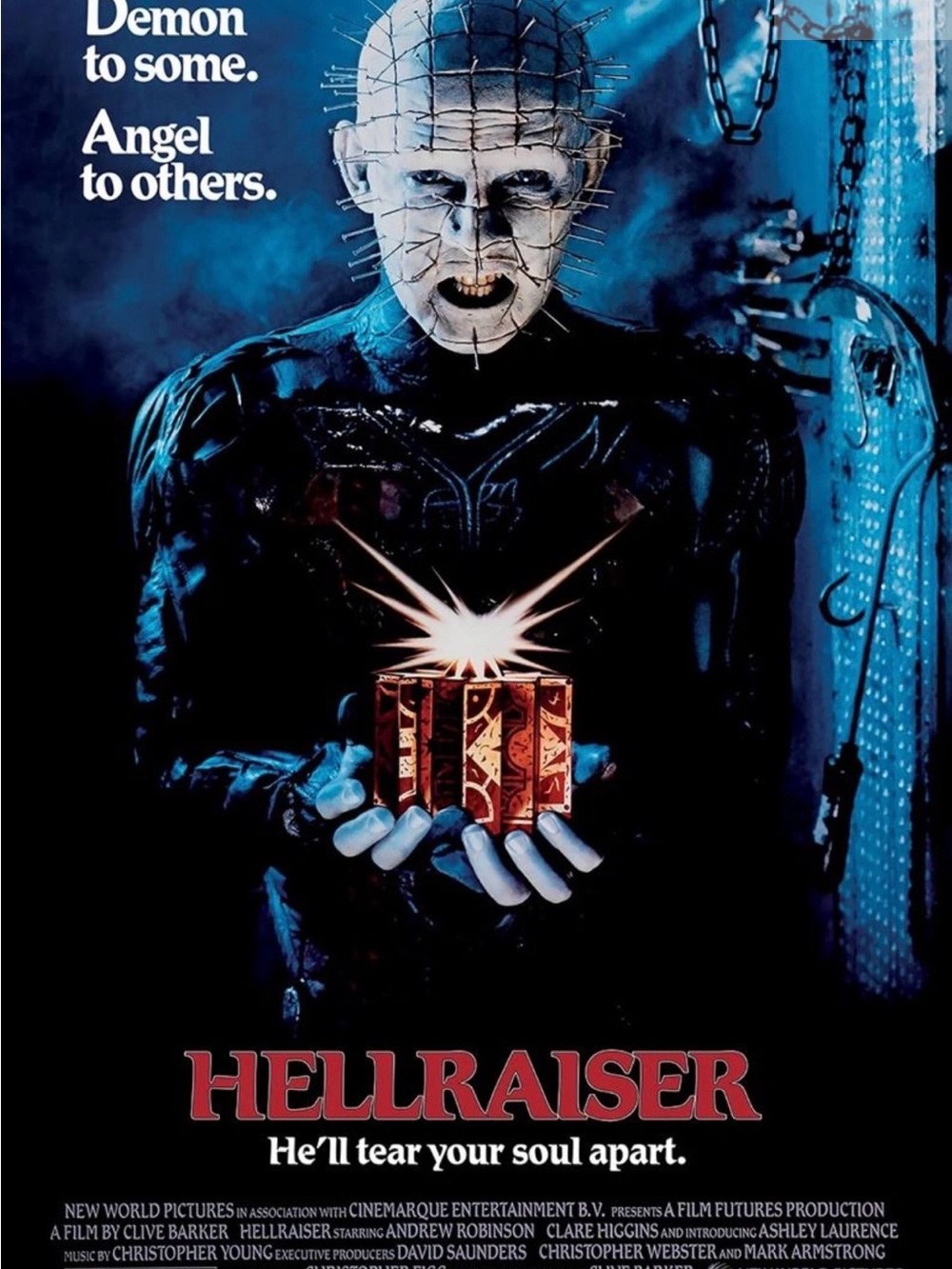 Hellraiser Poster - Aprox Size 24x36 Inches Only